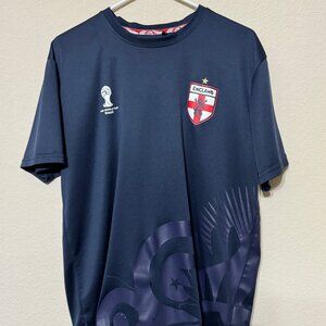England 2014 Performance Shirt Size LARGE FIFA World Cup Brazil Crest Official